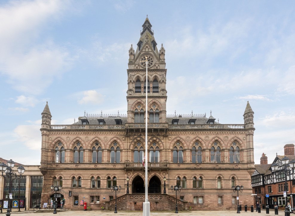 Chester Town Hall Google photo 2
